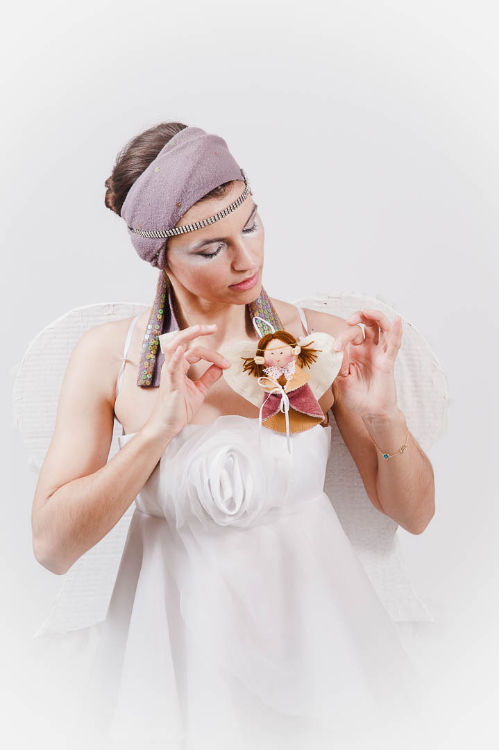 Christmas ornaments and wings handmade by Latrakia